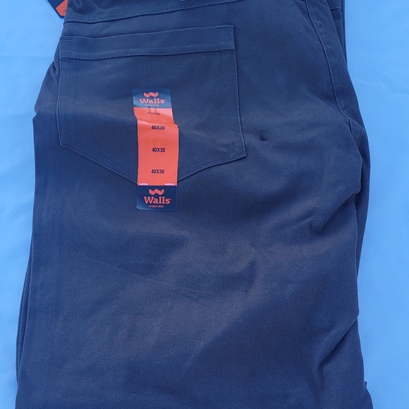 Walls Ditchdigger Work Pants. Brown. Double knee with cell pocket. Relaxed fit - Picture 8 of 8